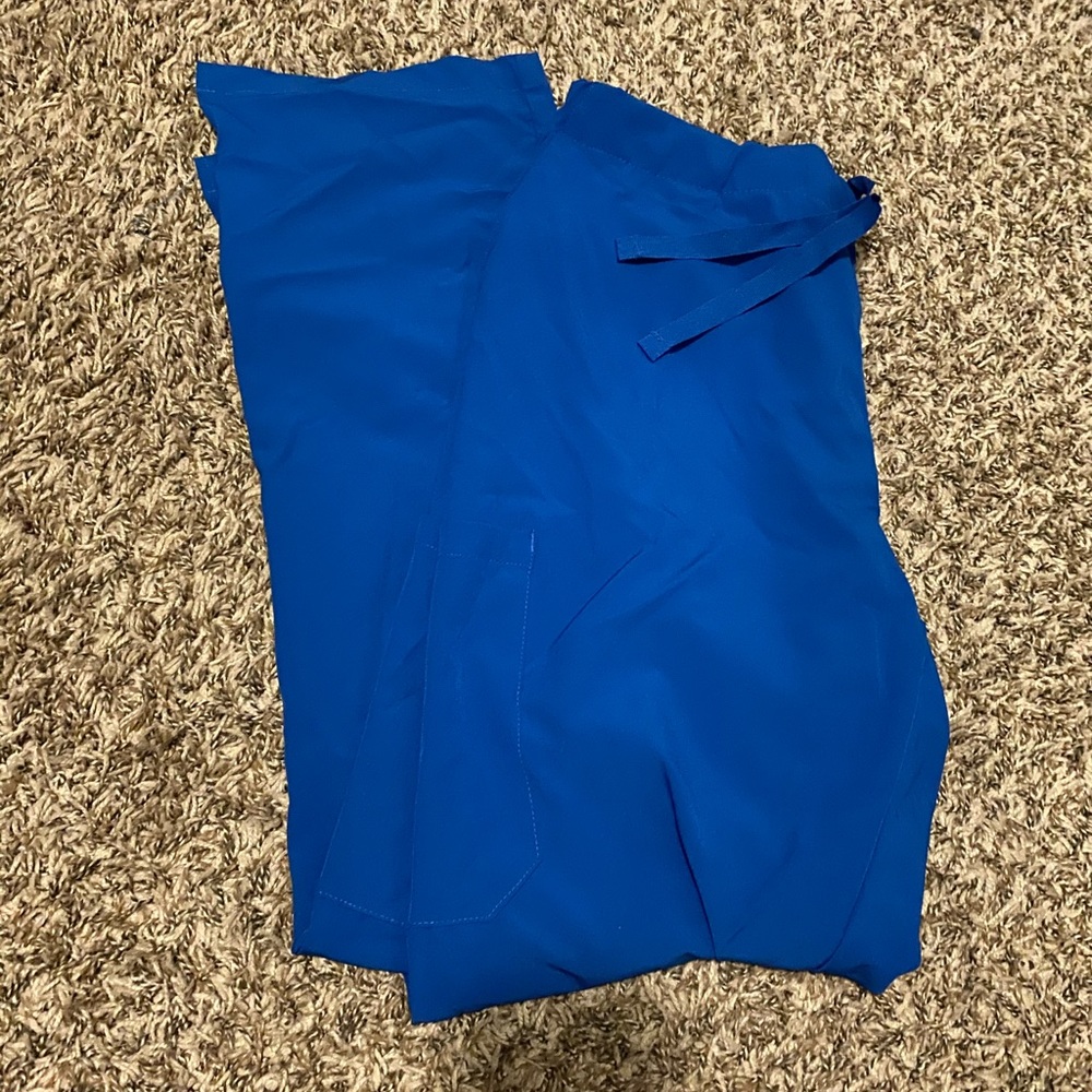 Royal blue scrub pant
